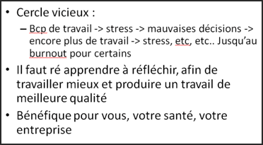 Equilibrer vie pro vie perso